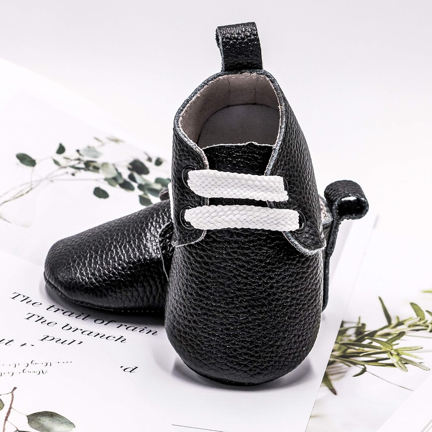 baby moccasins with rubber soles