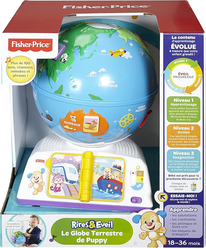 Globe terrestre fisher price Clearance