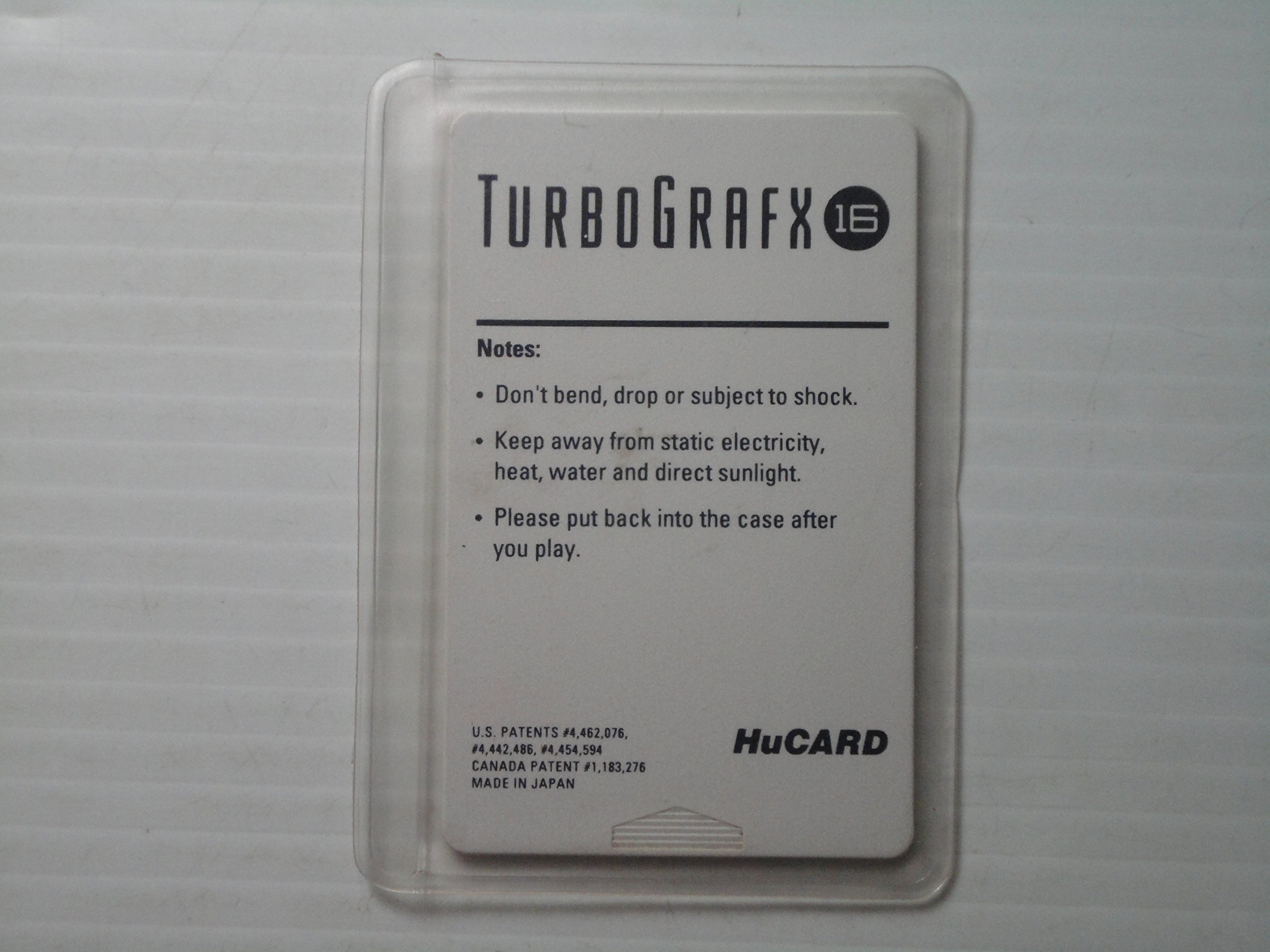 TurboGrafx 16 Silent Debuggers