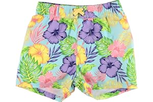 RUGGEDBUTTS Boys UPF50+ Sun Protection Fruits & Florals Swim Trunks