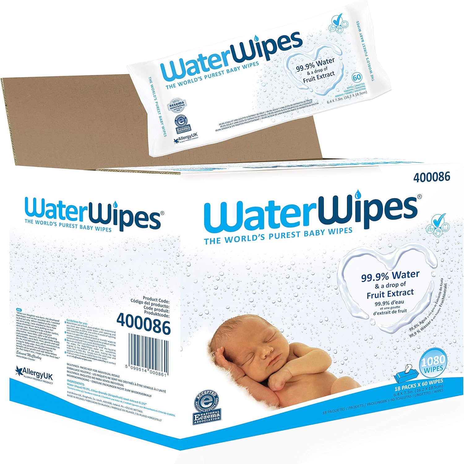 water wipes travel size