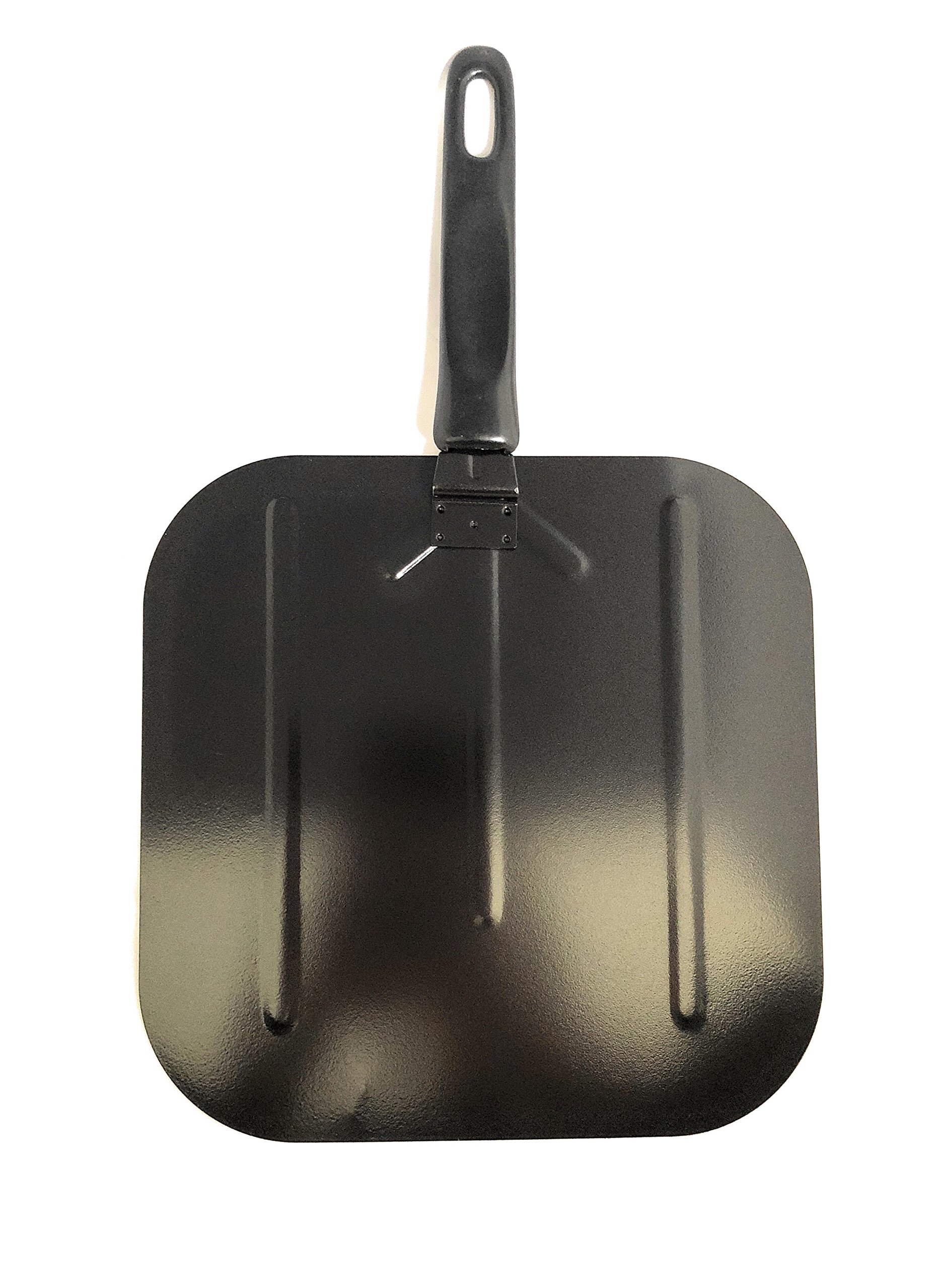 Pizza Peel – High Quality, Non-Stick Coated Pizza Paddle – Steel – Black – AVEX