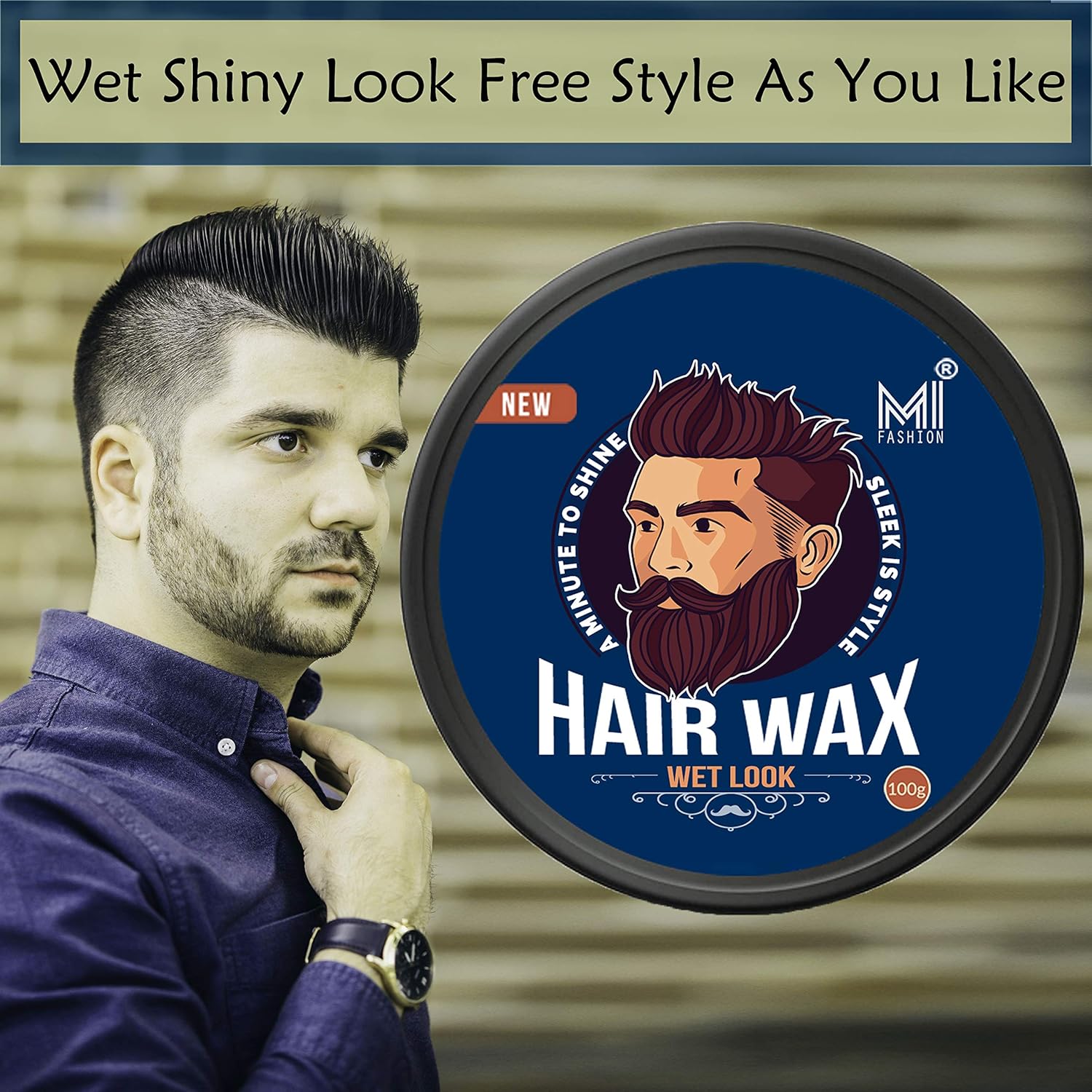 Buy Mi Fashion Hair Wax For Men Stylish Hair Pomade For Men Wet