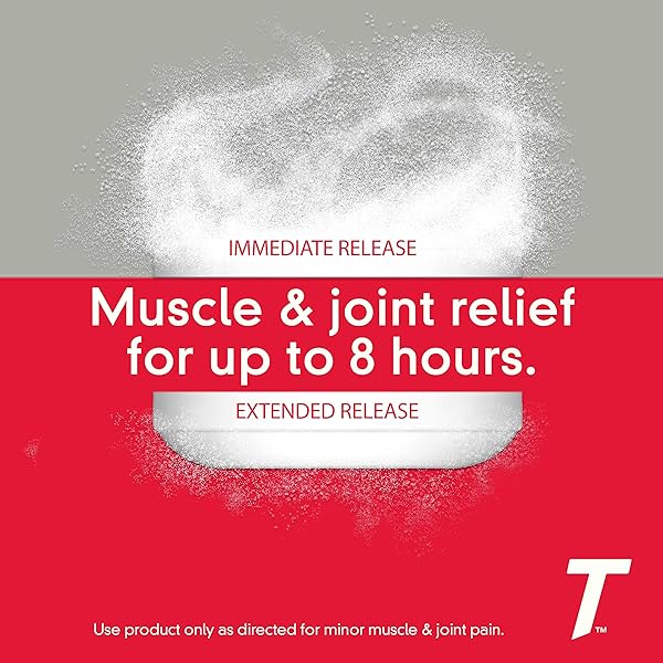 TYLENOL 8 HOUR ACETAMINOPHEN 650 MG EXTENDED RELEASE CAPLETS, FAST ACTING BI-LAYER DESIGN, QUICK & LONG LASTING PAIN RELIEF FOR MUSCLE, JOINT, BACK & ARTHRITIS ACHES, FEVER REDUCER, 100 COUNT