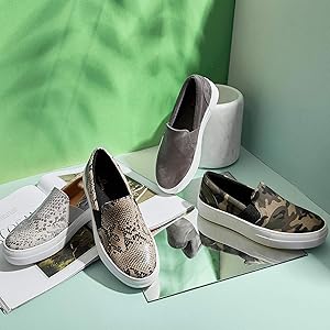 cushioned slip on shoes