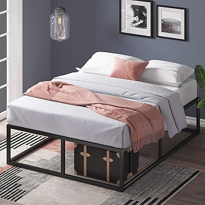 Zinus Joseph 14-Inch Metal Platform Bed Frame, Narrow Twin