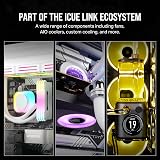 Corsair iCUE LINK QX120 RGB 120mm Magnetic Dome Fans Triple Starter Kit White view 7