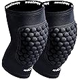 COOLOMG Basketball Knee Pad for Kids Youth Adult, Compression Anti-slip Knee Sleeve for Baseball Volleyball Football, Sports Knee Protector (1 Pair)