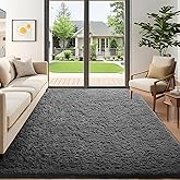 Ophanie 5x7 Area Rugs for Living Room Grey, Fluffy Shag Large Fuzzy Plush Soft Rug, Gray Shaggy Floor Big Carpets for Bedroom Nursery, Kids Home Decor Aesthetic