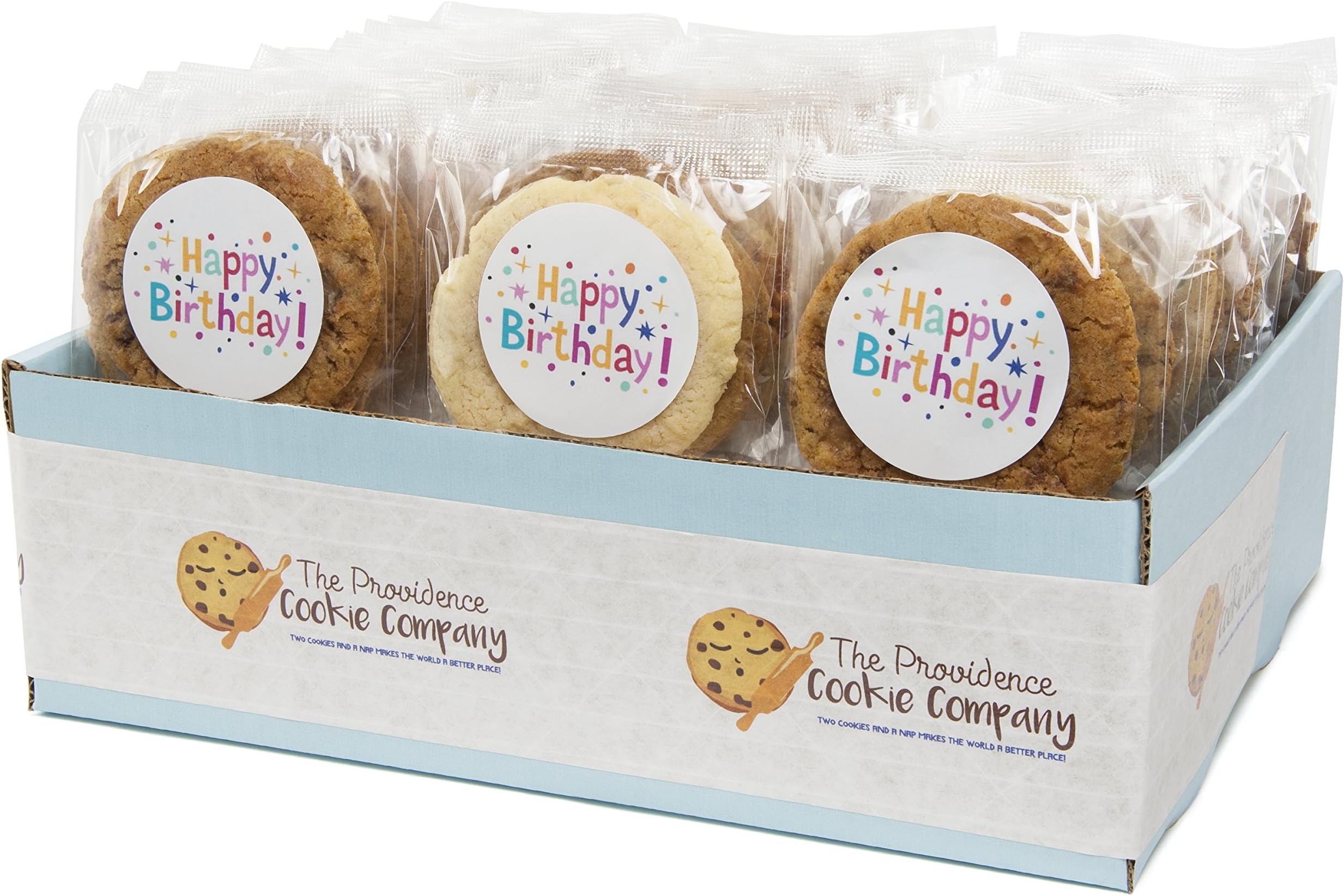 The Providence Cookie Company HAPPY BIRTHDAY GOURMET COOKIE GIFT choose 1, 2, 3 or 4 Dozen (4 Dozen)