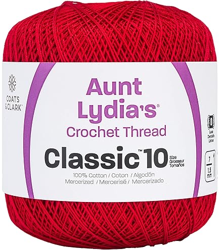 Amazon.com: Coats Crochet Aunt Lydia's Crochet, Cotton Classic