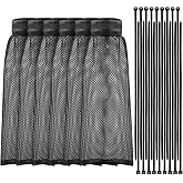 Shappy 24 Pack Washing Machine Lint Traps with Cable Ties (Black) | Nylon Mesh Lint Traps, Hair &amp; Pet Hair Filter, Easy Drain Hose Installation with Cable Ties, Fits Most Washing Machines