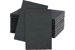 SANDPROX Scuff Pad 6” x 9” 800 Grit Gray General Purpose Scuff Pads, Pack of 10, Automotive Scotch Brite Pads for Final Scuffing,Surface Adhesion Preparation,Cleaning