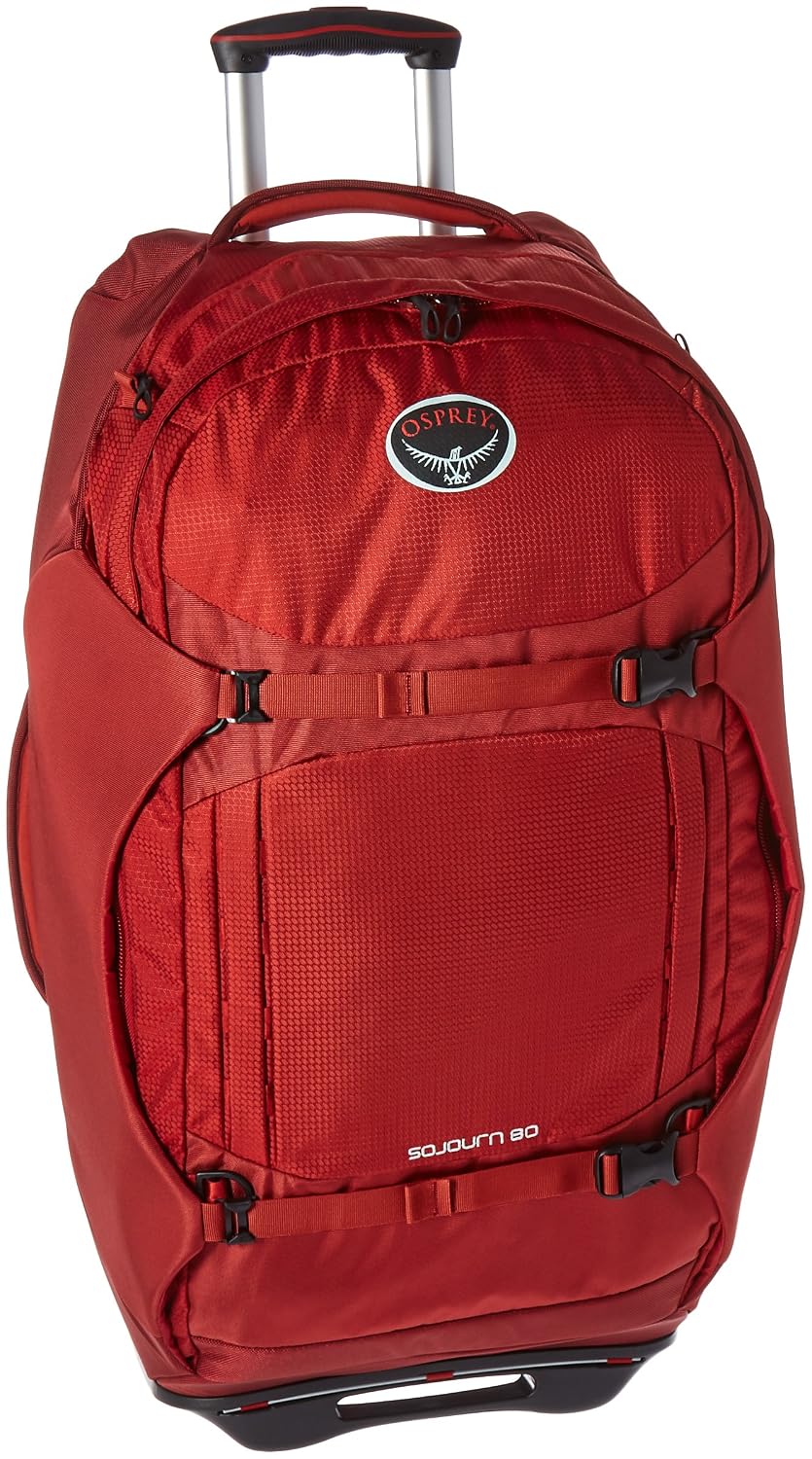 Osprey Sojourn 60L Reiserucksack Mit Rädern – Trolley-Rucksack Kombiniert, Mit Verstaubarem Tragesystem, 90mm Räder