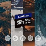 LinkMore 64GB Micro SDXC A1 U3 V30 Class 10 Read 95MB/s Write 35MB/s SD Adapter view 6