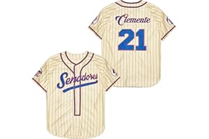 UCAVAN Men Criollos Caguas #21 Roberto Clemente Baseball Jersey Puerto Rico Jerseys Stitched