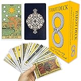 MIRIYAN Tarot Cards Deck with Original Pamela Colman Smith Artwork | This Rider Waite Tarot Deck is a Classic Tarot Card Set 