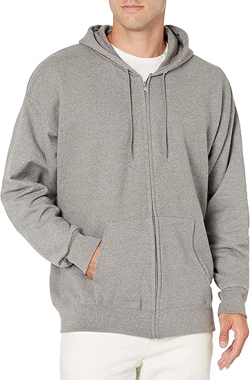 hanes men's full zip ultimate heavyweight fleece hoodie