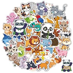 OHOME Water Bottle Stickers for Kids,Cute Animal