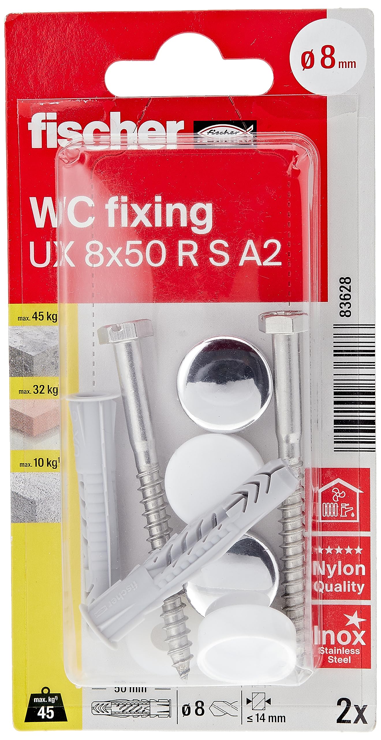 fischer Fixing Set WC N K