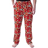 INTIMO Elf The Movie Men's Cotton Headed Ninny Muggins Allover Holiday Christmas Film Loungewear Pajama Pants