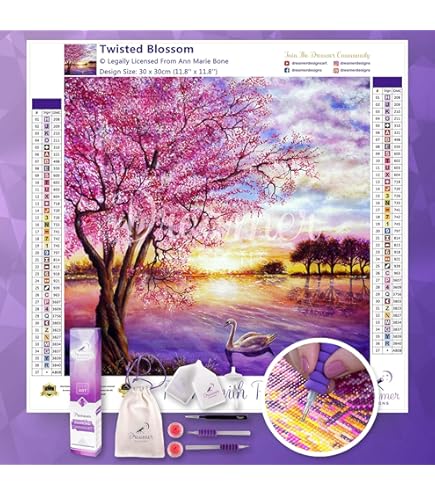 Dreamer Designs 60x80cm ドリーマーデザイン Dreamer Designs - Over The Rainbow, 5D Diamond Painting Kit