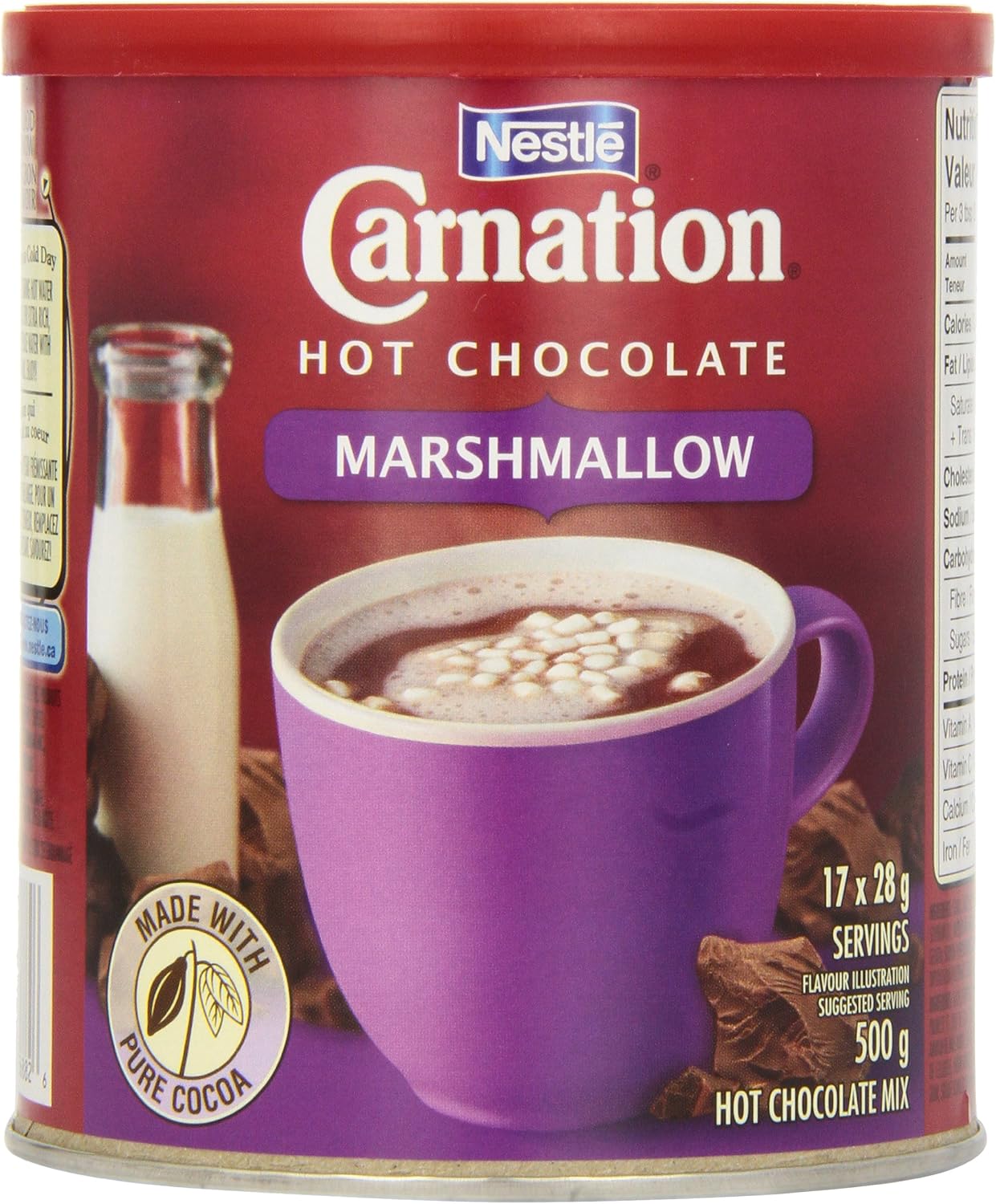 Carnation Hot Chocolate with Marshmallows, 500g Canister: Amazon.ca