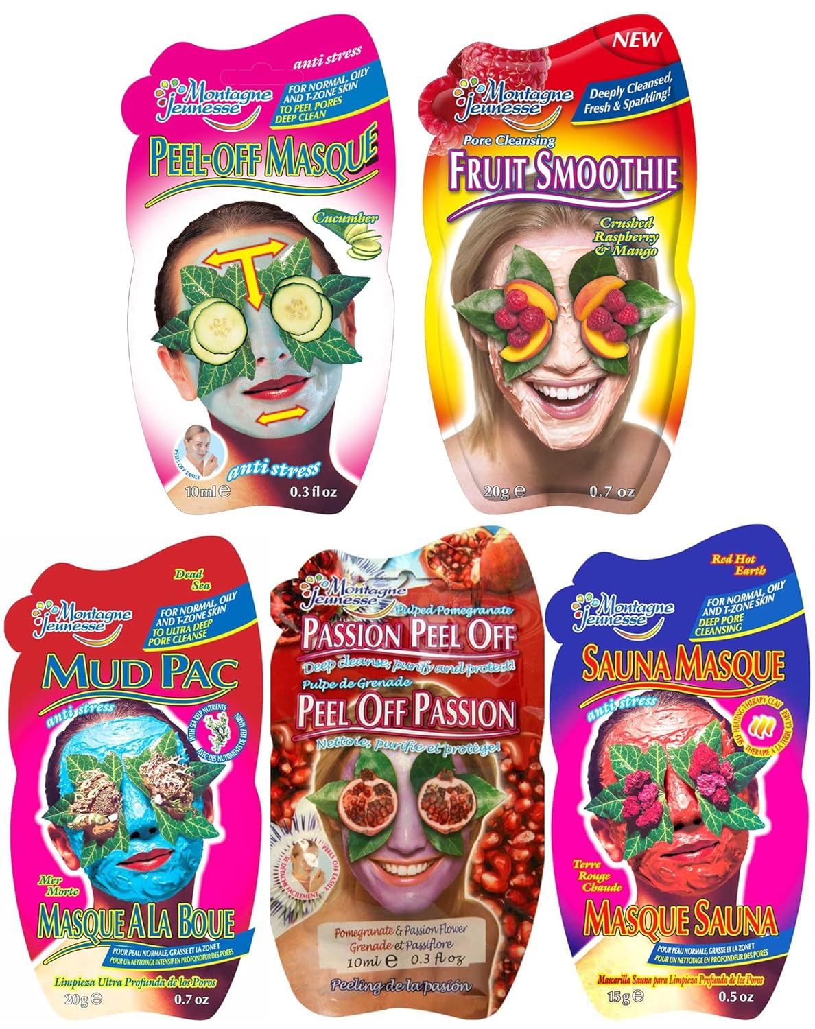 Amazoncom Montagne Jeunesse Gorgeous Gift Pack 5 Ct Beauty