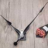 Hicarer High Torque Clock Movement Long Shaft with 12 Inch Spade Hands Black view 6