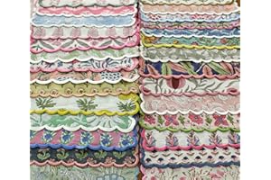 Ridhi Cloth Napkins 100% Pure Cotton Farmhouse Wedding Dinner Napkins for Halloween, Thanksgiving, Holiday Daily wedding uses napkins (6-20"x20" Dinner Napkin, Mix Random)