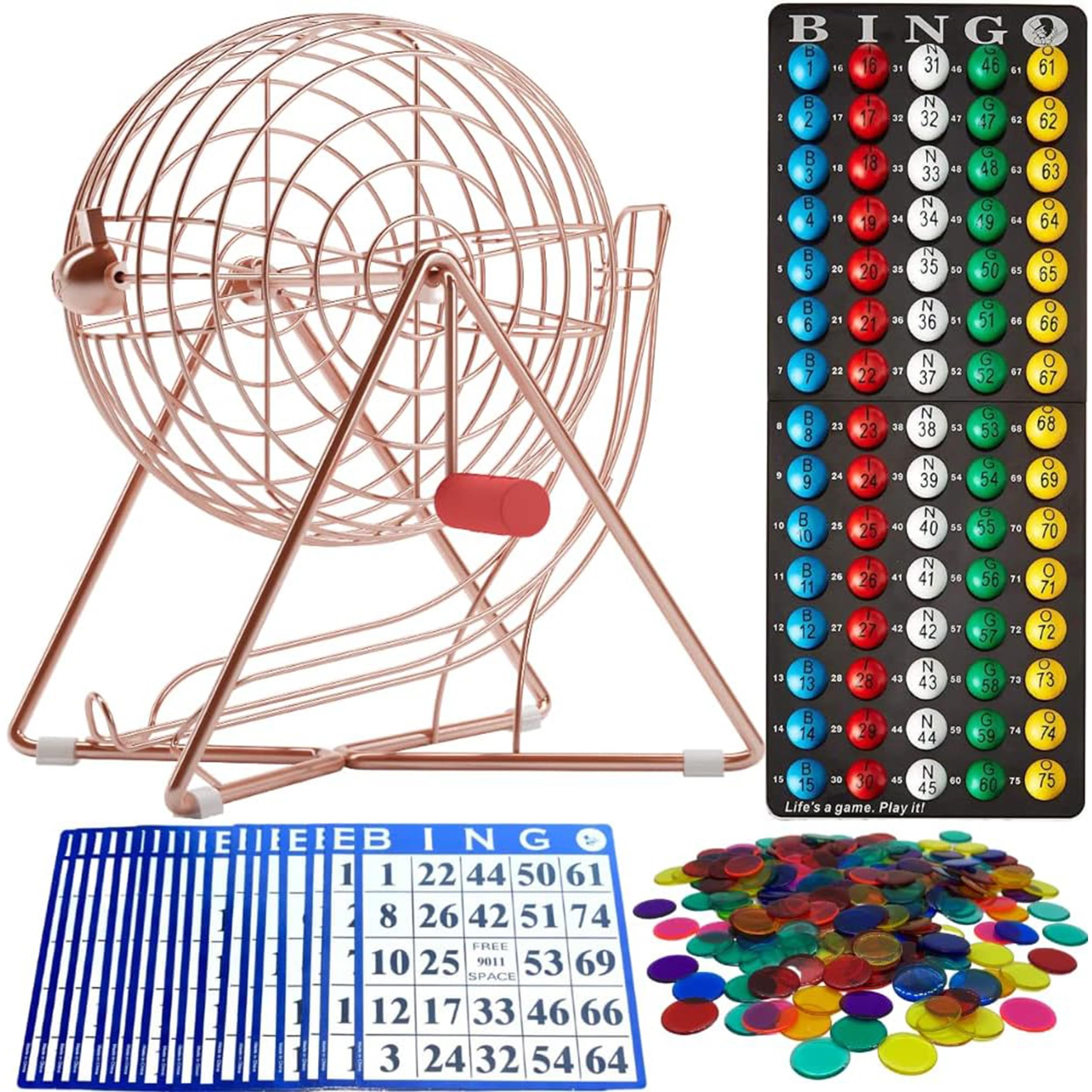 MR CHIPS 11" (Inch) Tall Professional Bingo Set