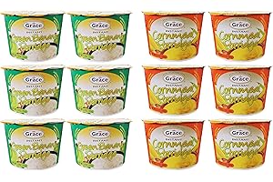 Grace Instant Green Banana & Cornmeal Porridge 12 Pack Bundle