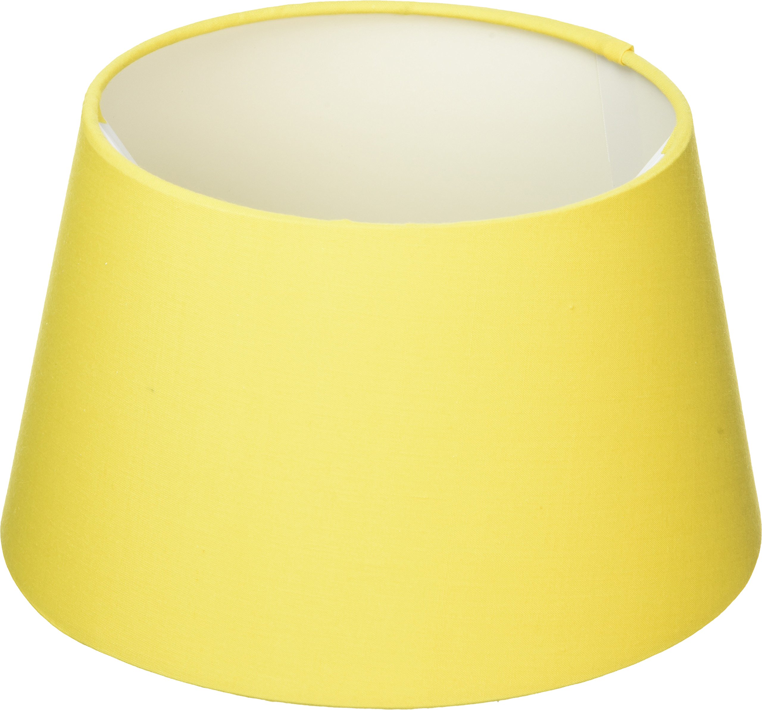 Oaks Lighting S901/8 MS Cotton Drum Shade, 8-inch, Mustard, Fabric