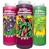 GH General Hydroponics Flora Series: FloraGro, FloraBloom, FloraMicro 16oz