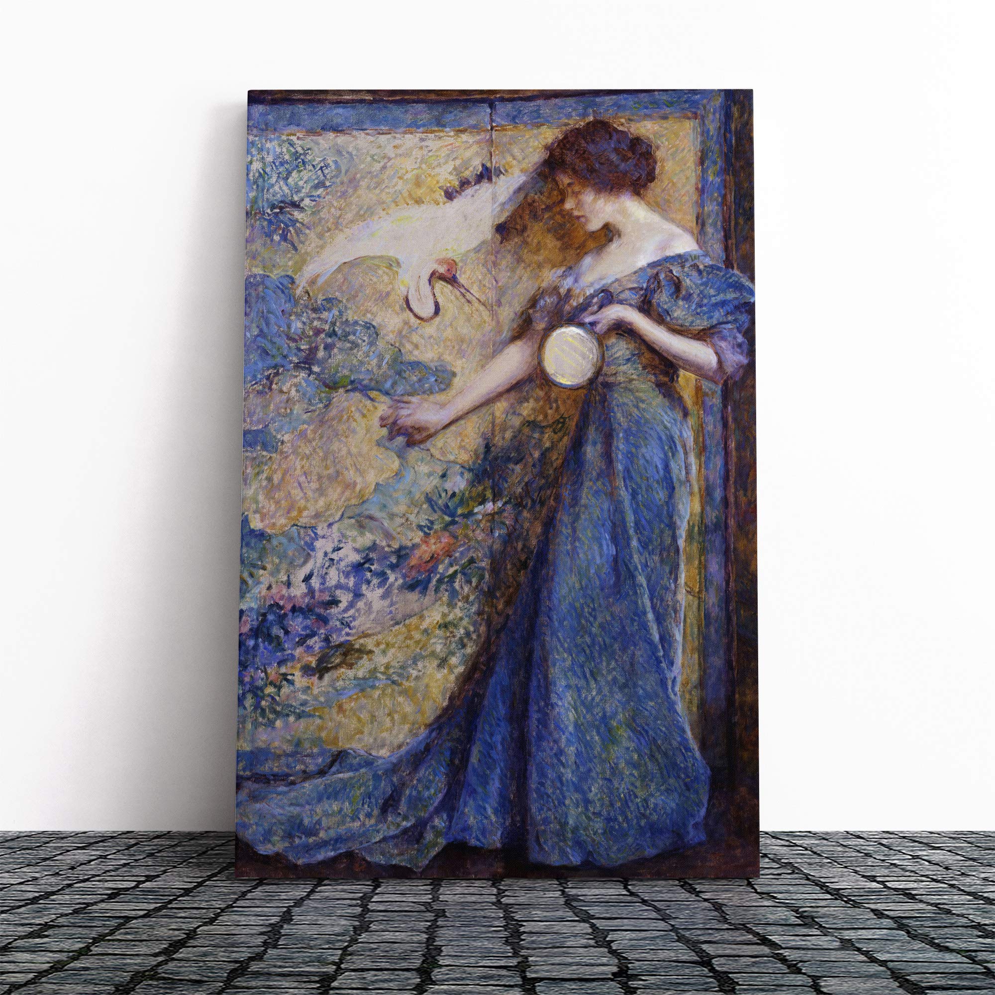 Robert Reid The Mirror Canvas Print | Gallery Wrapped 30mm Frame Wall Art | 20x14 inches | Ready to Hang | Modern Picture | Living Room Bedroom Lounge Office