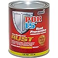 POR-15 Rust Preventive Coating, Stop Rust and Corrosion Permanently, Anti-rust, Non-porous Protective Barrier, 16 Fluid Ounces, Silver