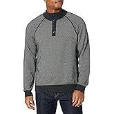 Vince Men's Birdseye Button Mock Nk