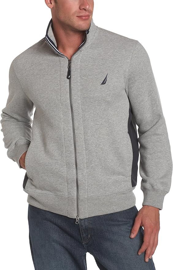 Nautica Men's Full Zip Fleece at Amazon Men’s Clothing store Outerwear
