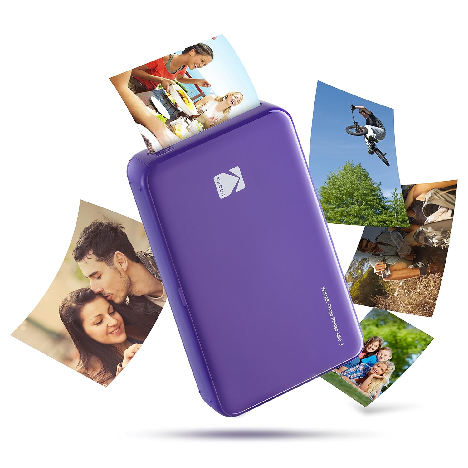 HD Wireless Mobile Instant Photo Printer w/4PASS Patented Printing