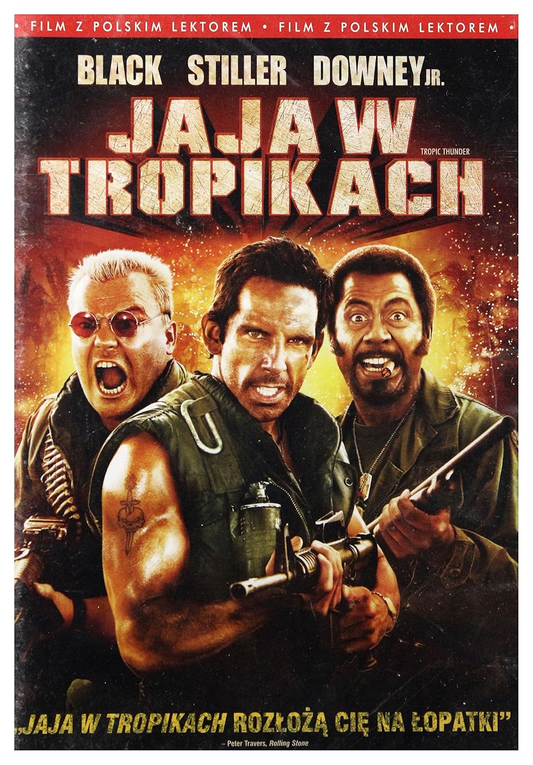 Amazon Com Tropic Thunder English Audio English Subtitles Ben Stiller Jack Black Robert Downey Jr Nick Nolte Steve Coogan Jay Baruchel Danny R Mcbride Brandon T Jackson Bill Hader Brandon Soo Hoo Ben