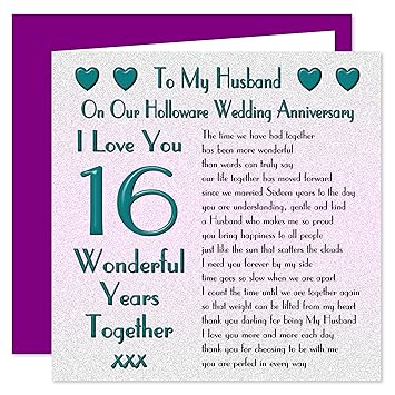 wedding anniversary 16