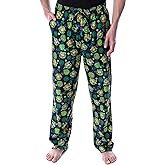Nickelodeon Men's Teenage Mutant Ninja Turtles TMNT Allover Character Themed Loungewear Pajama Pants
