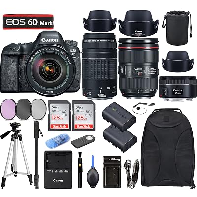 Canon EOS 6D Mark II DSLR Camera with EF24-105mm f4L Canon EOS 6D Mark II DSLR Camera with EF24-105mm f4L