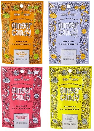 Gem Gem Ginger Candy Chewy Ginger Chews 