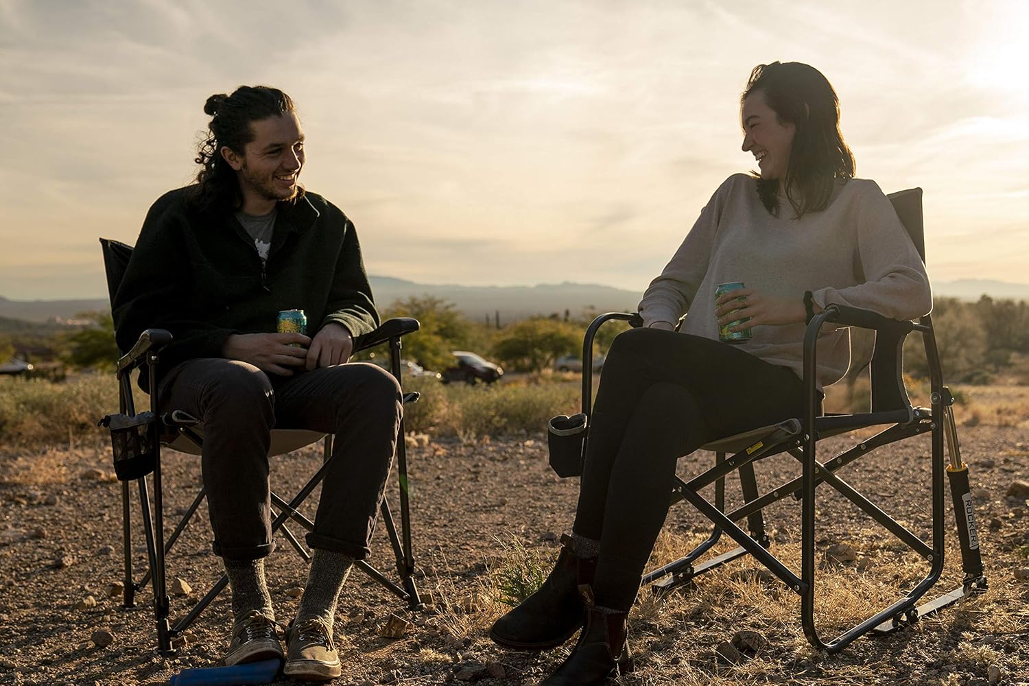 GCI Outdoor Freestyle Rocker Portable Folding Rocking Chair, Indigo : Camping Chairs : Sports & Outdoors