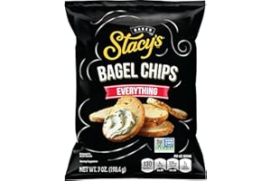 Stacy's Everything (Onion, Sesame, Poppy & Garlic) Flavored Bagel Chips, 7 Ounce (Pack of 12)