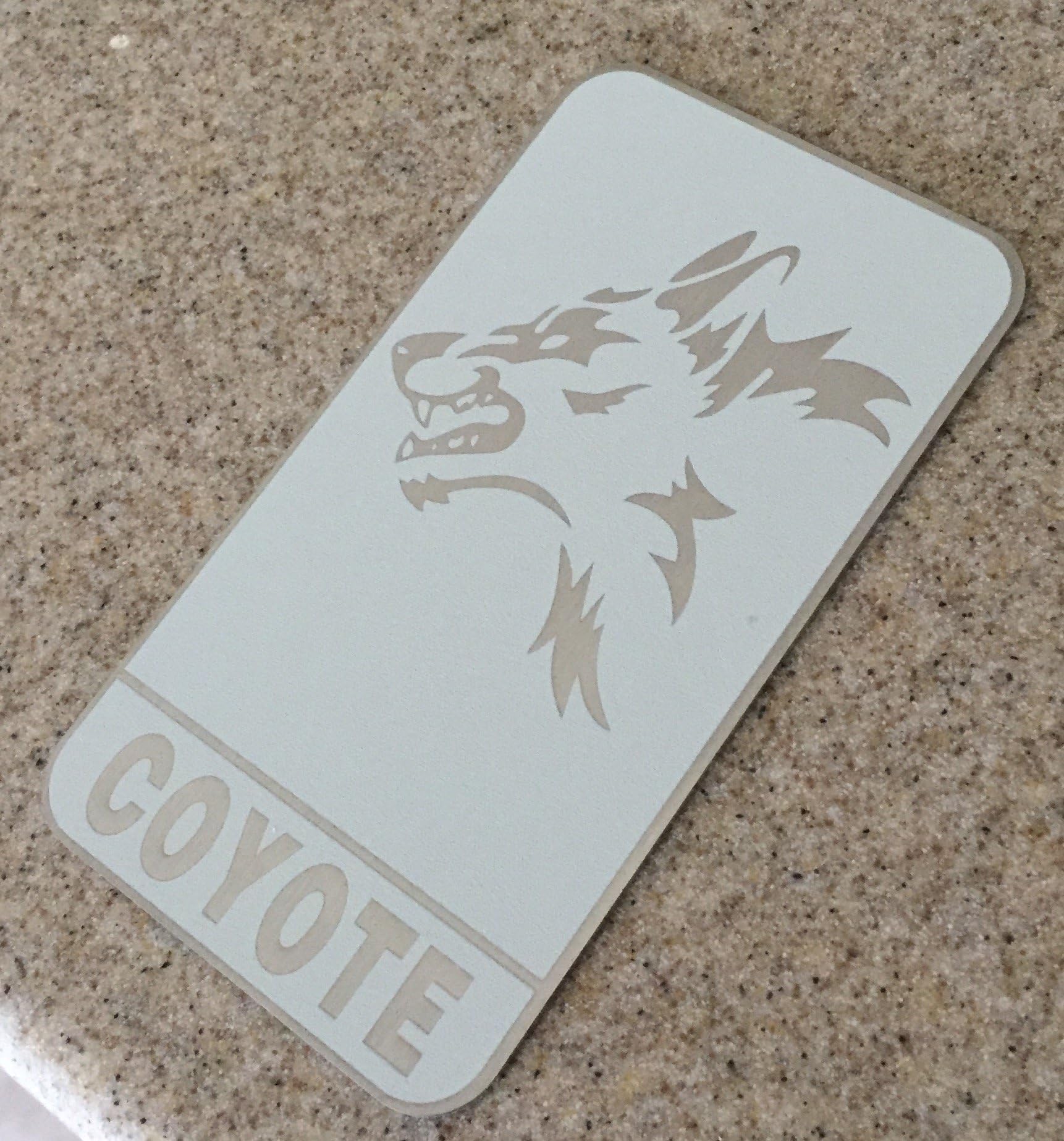 2015+ 350 Style Custom CNC Laser Cut Emblem Silver