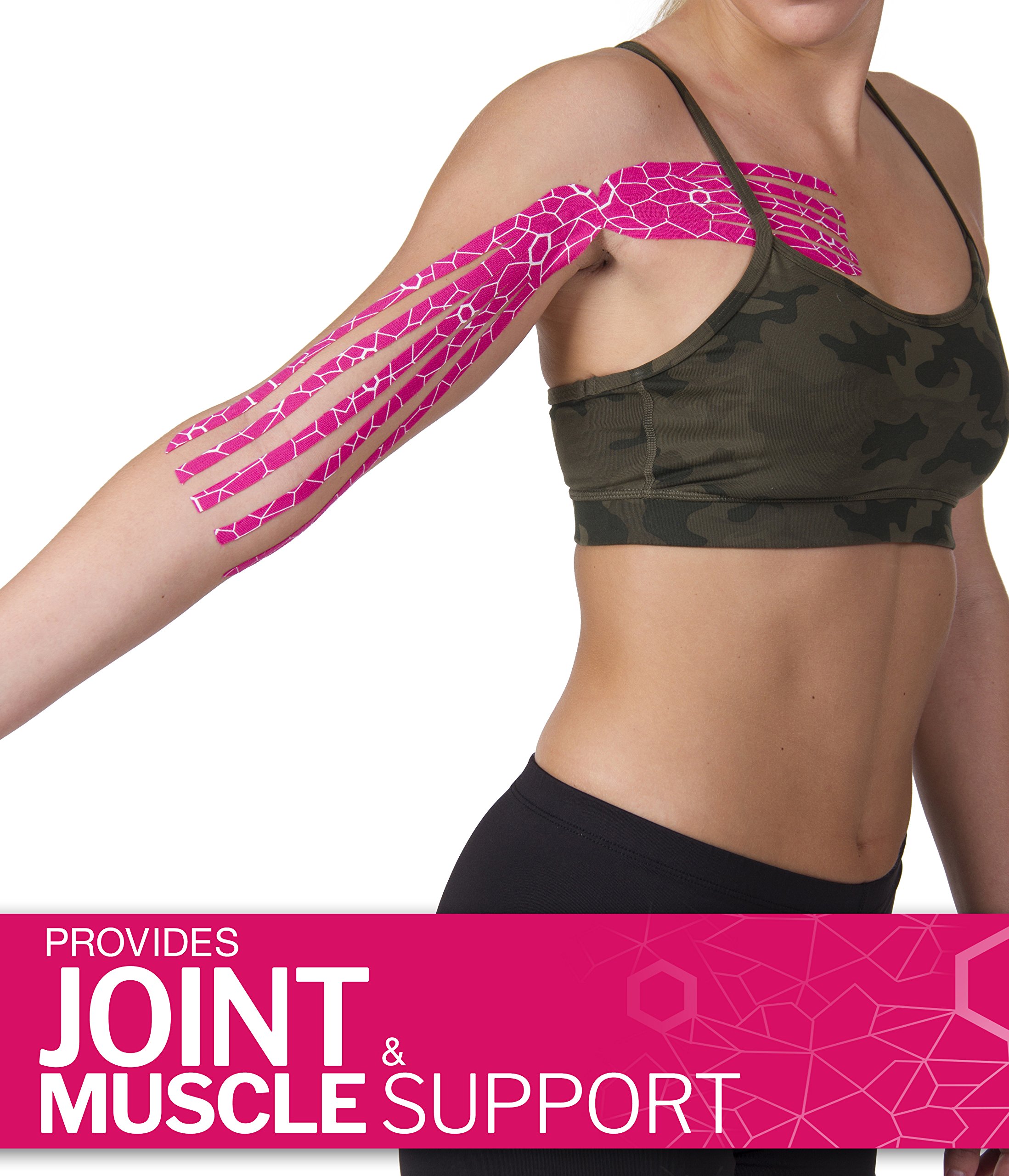TheraBand Kinesiology Tape, Waterproof Physio Tape For Pain Relief