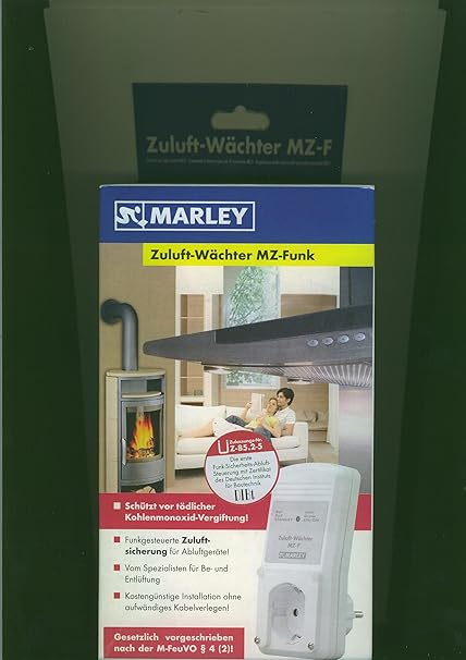 Zuluftwächter Zuluft Wächter MZ Funk von Marley Funk-Sicherheits Abluft Steuerung mit Zertifikat
