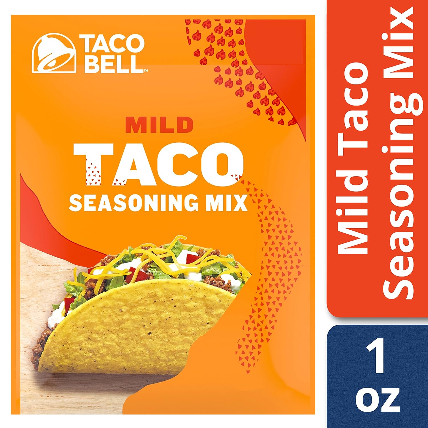 Taco Bell Mild Seasoning Mix (1 oz Packets Pack of 24